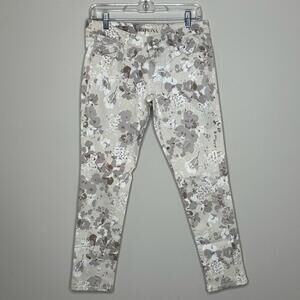 Merona Floral Print Slim Fit Floral Jeans - size 6